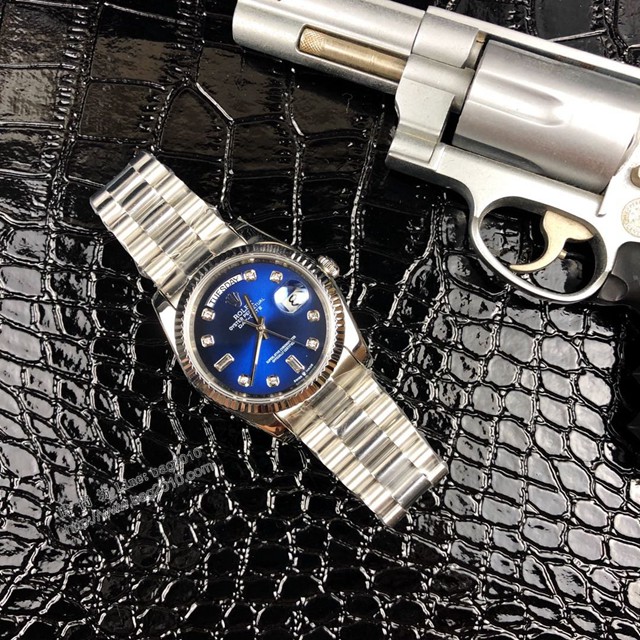 勞力士女士手錶 Rolex新款勞力士星期日曆型全自動機械腕表  gjs1848